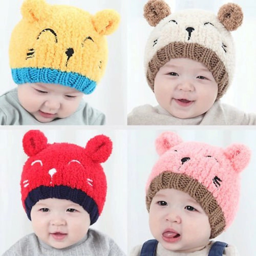 Cute toddler beanie hat plush - toddler,